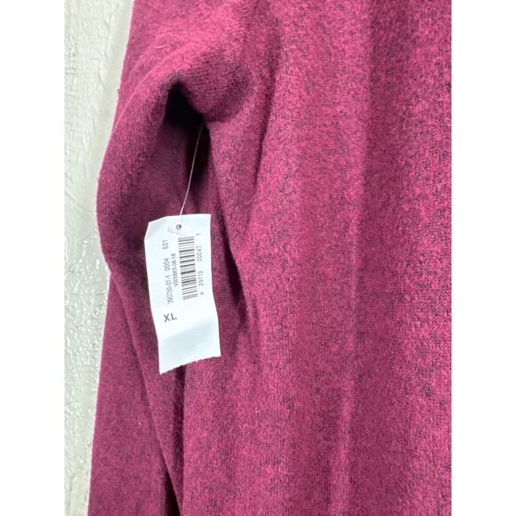 Old Navy Women's Sweater Dress Long Sleeve A-Line Burgundy Purple Size XL NWT - Picture 4 of 5
